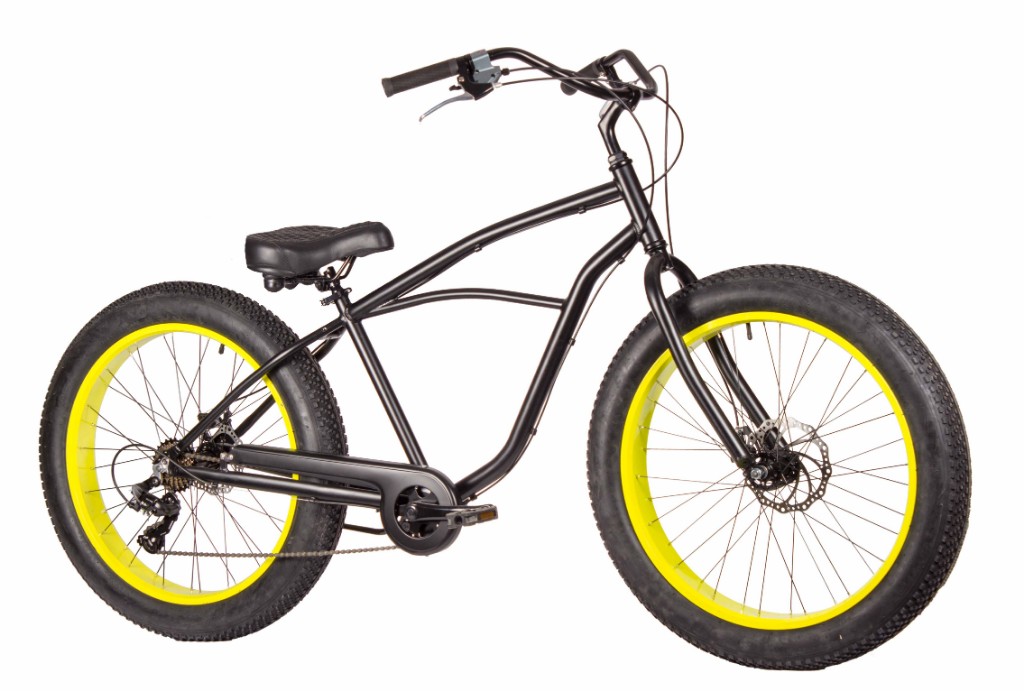 BICICLETA FAT BIKE CRUISER 7V ALU FRENO DE DISCO 