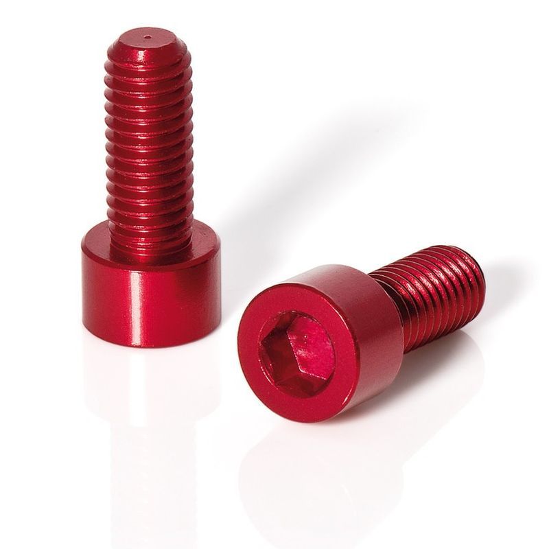 TORNILLOS HEXAGONALES PORTABIDON ALUMINIO M5x17 mm ROJO