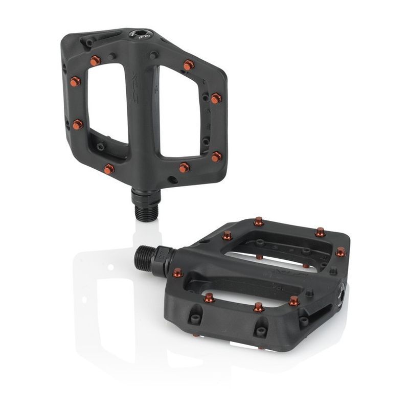 XLC PEDAL PLATAFORMA PD-M23 NEGRO/ROJO