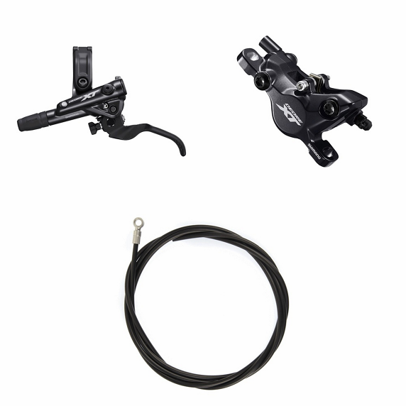 SHIMANO XT Kit Freno Disco Del. BL-M8100 + BR-M8100 + Latig.